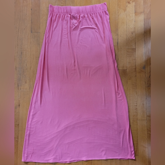 LEVI'S Women's Small Pink Long Skirt w/Elastic Waist - Picture 2 of 11